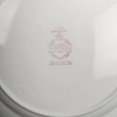 Minton Marlow Bone China Lucheon Salad Plate 7.75" Dia Set of 7 Read Descript - Thumbnail 4