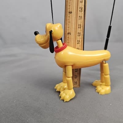 Vintage 1970's Plastic Walt Disney Pluto String Puppet Marionette - Thumbnail 13