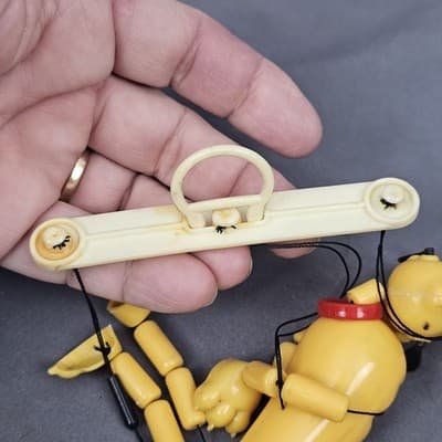 Vintage 1970's Plastic Walt Disney Pluto String Puppet Marionette - Thumbnail 15
