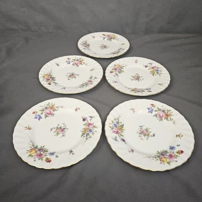 Minton Marlow Bone China Bread Plates 6.25 Dia Set of 5 England - Thumbnail 4