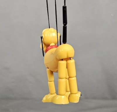Vintage 1970's Plastic Walt Disney Pluto String Puppet Marionette - Thumbnail 10