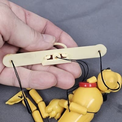 Vintage 1970's Plastic Walt Disney Pluto String Puppet Marionette - Thumbnail 16