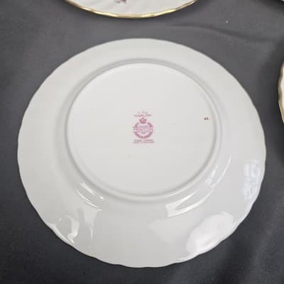 Minton Marlow Bone China Bread Plates 6.25 Dia Set of 5 England - Thumbnail 6