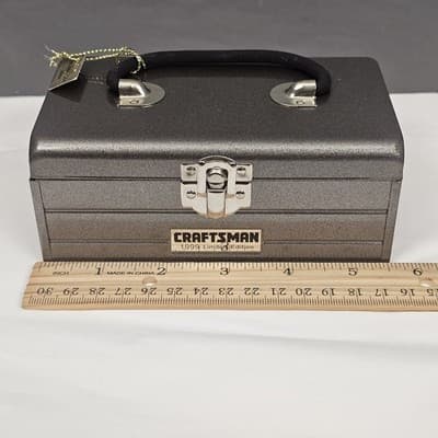 1999 Craftsman Toolbox Christmas Miniature Tool Box 5.5" Long - Thumbnail 9