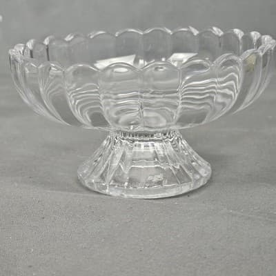Odyssey by Mikasa Clear Panel Ribbed Design Set of 4 Dessert Bowls - Thumbnail 2