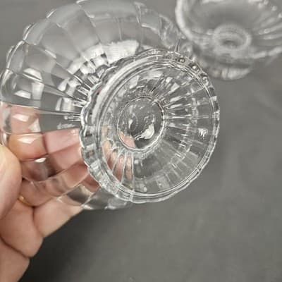 Odyssey by Mikasa Clear Panel Ribbed Design Set of 4 Dessert Bowls - Thumbnail 8