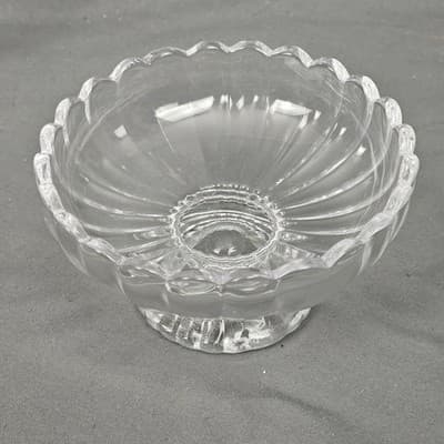 Odyssey by Mikasa Clear Panel Ribbed Design Set of 4 Dessert Bowls - Thumbnail 4