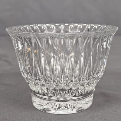 Vintage Libbey Sugar Trinket Bowl Candy Dish Cut Glass Excellent - Thumbnail 3