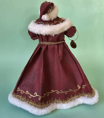 Thomas Kinkade Santa Claus with scroll Tree Topper/Shelf sitting Ashton-Drake - Thumbnail 3