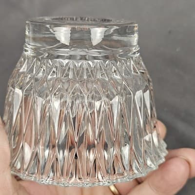 Vintage Libbey Sugar Trinket Bowl Candy Dish Cut Glass Excellent - Thumbnail 7