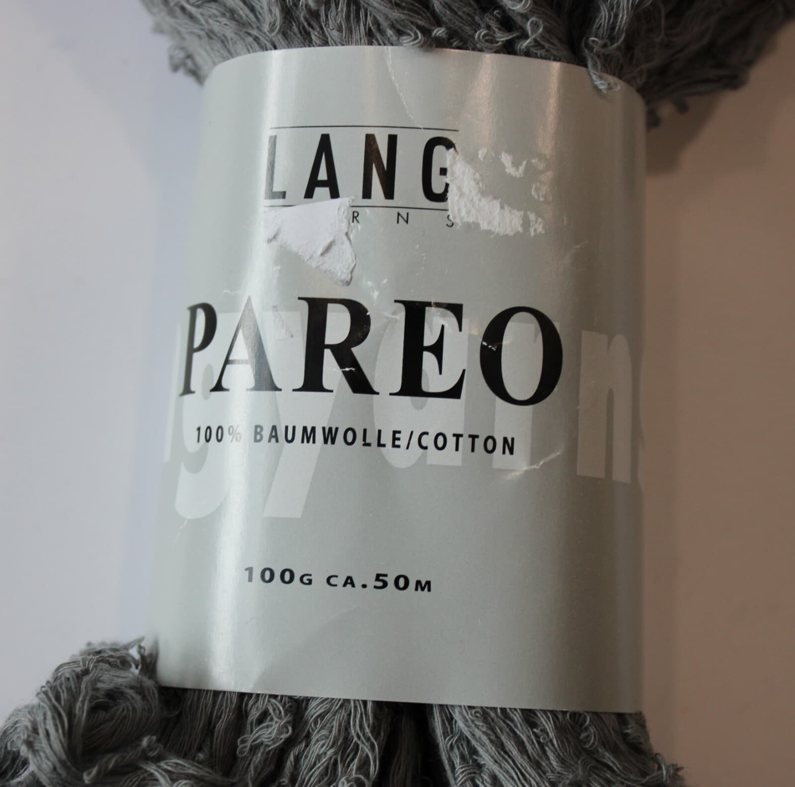 SALE Lang Pareo 100% Cotton 100gr 50m Gray - Thumbnail 2