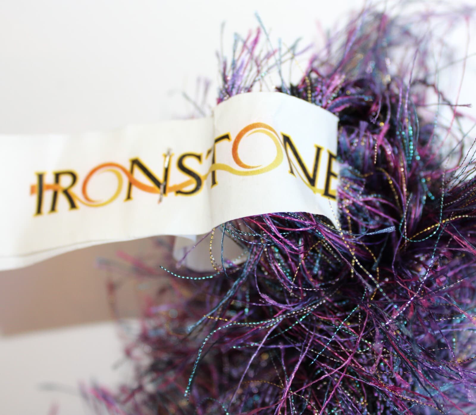 SALE Ironstone Eyelash 100% Polyester Col Purples 50g, 205yd - Thumbnail 2