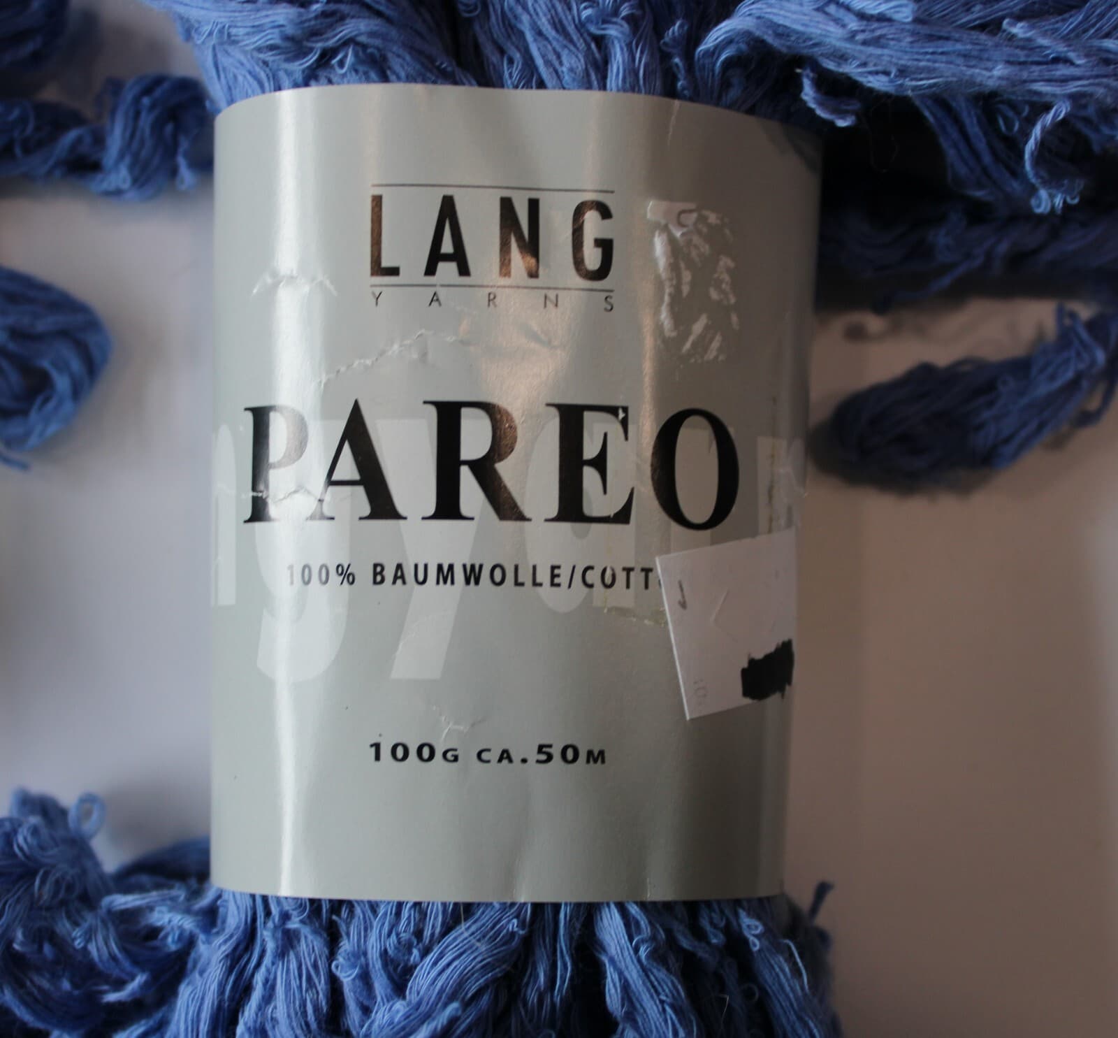 SALE Lang Pareo 100% Cotton 100gr 50m Light Blue - Thumbnail 2