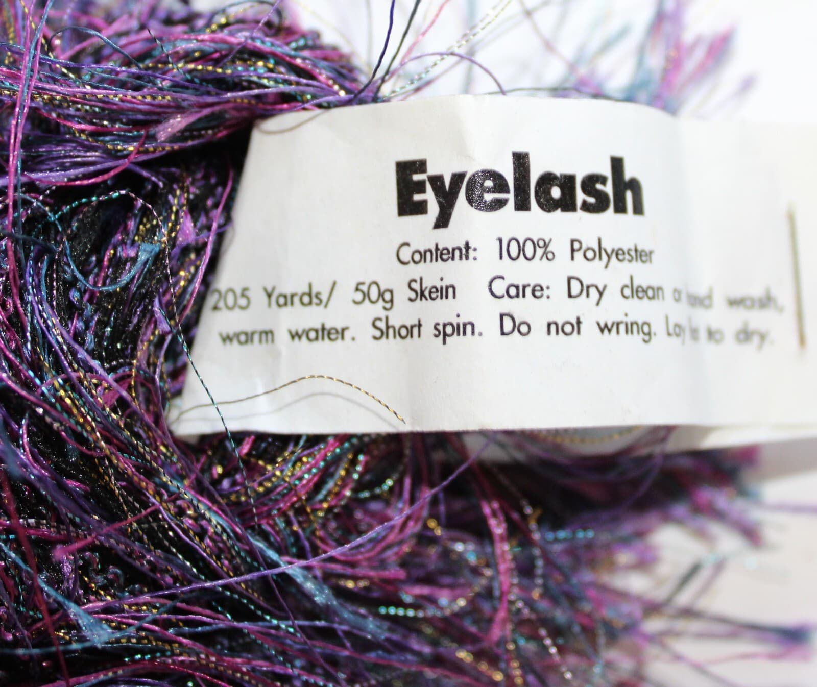 SALE Ironstone Eyelash 100% Polyester Col Purples 50g, 205yd - Thumbnail 4
