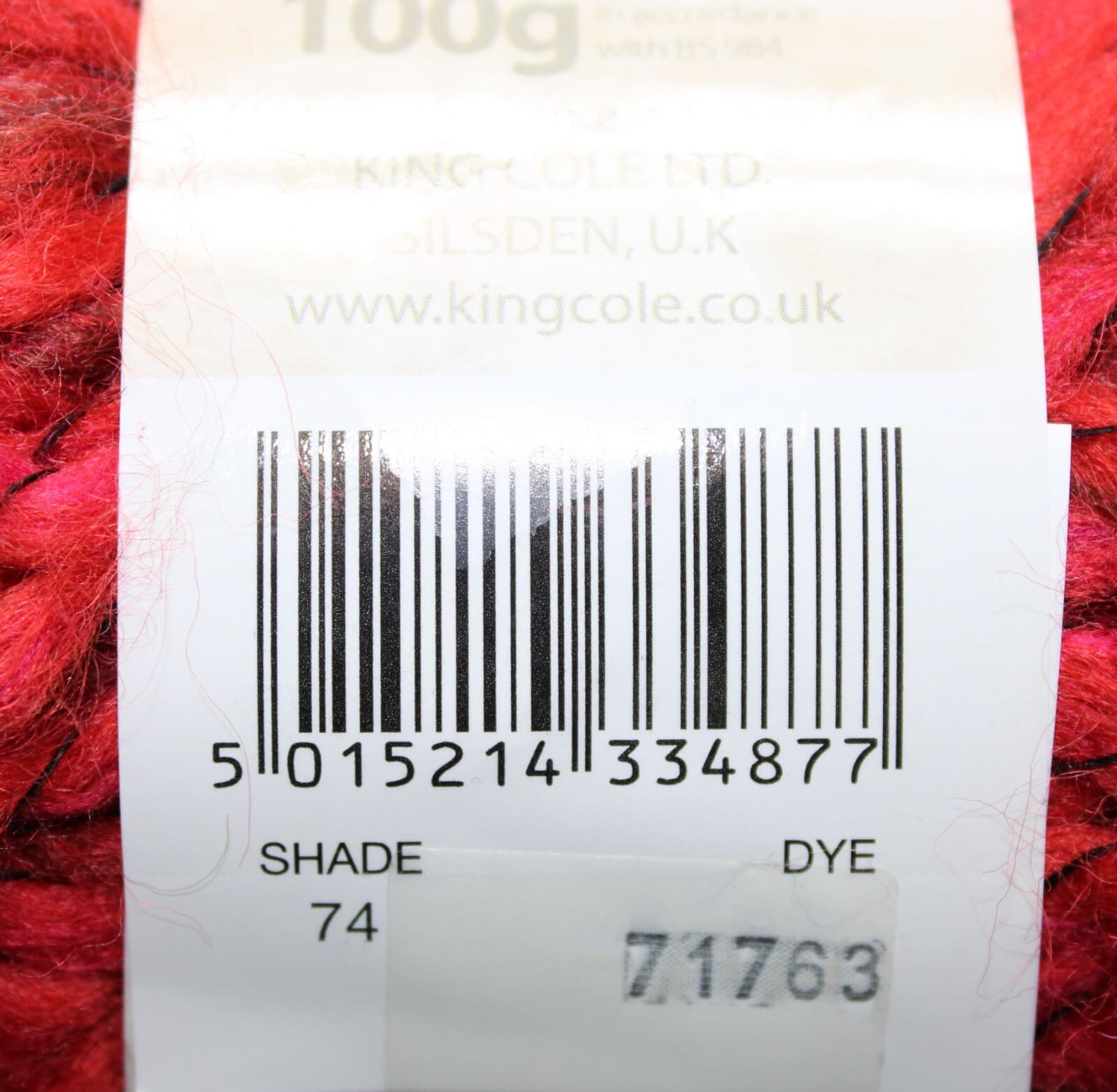 SALE King Cole Gypsy Super Chunky Acrylic Wool Shade 74 Orange Mix 100gr, 102yd - Thumbnail 4