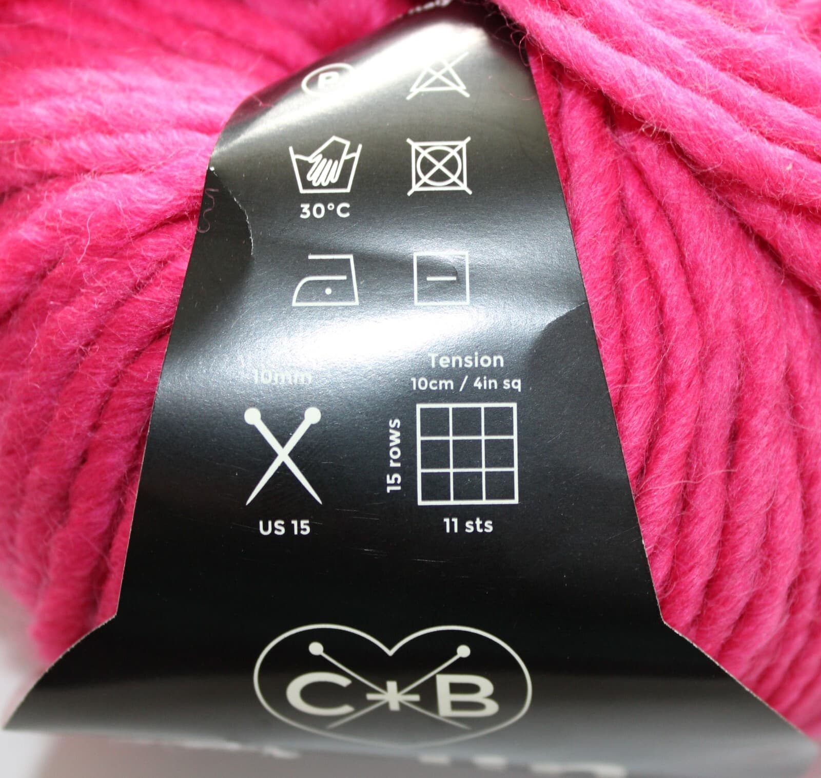 SALE Odin Debbie Bliss 75%Wool 25%Acrylic Col 06 Pink 100g 92yd - Thumbnail 3