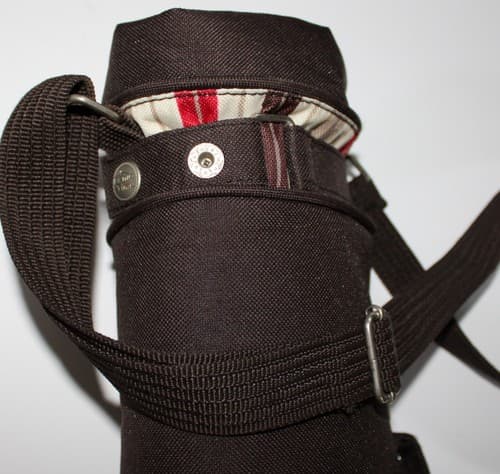 Wine Bottle Carrier w/ Corkscrew Opener Legacy Picnic Time Single Insulated - Thumbnail 4