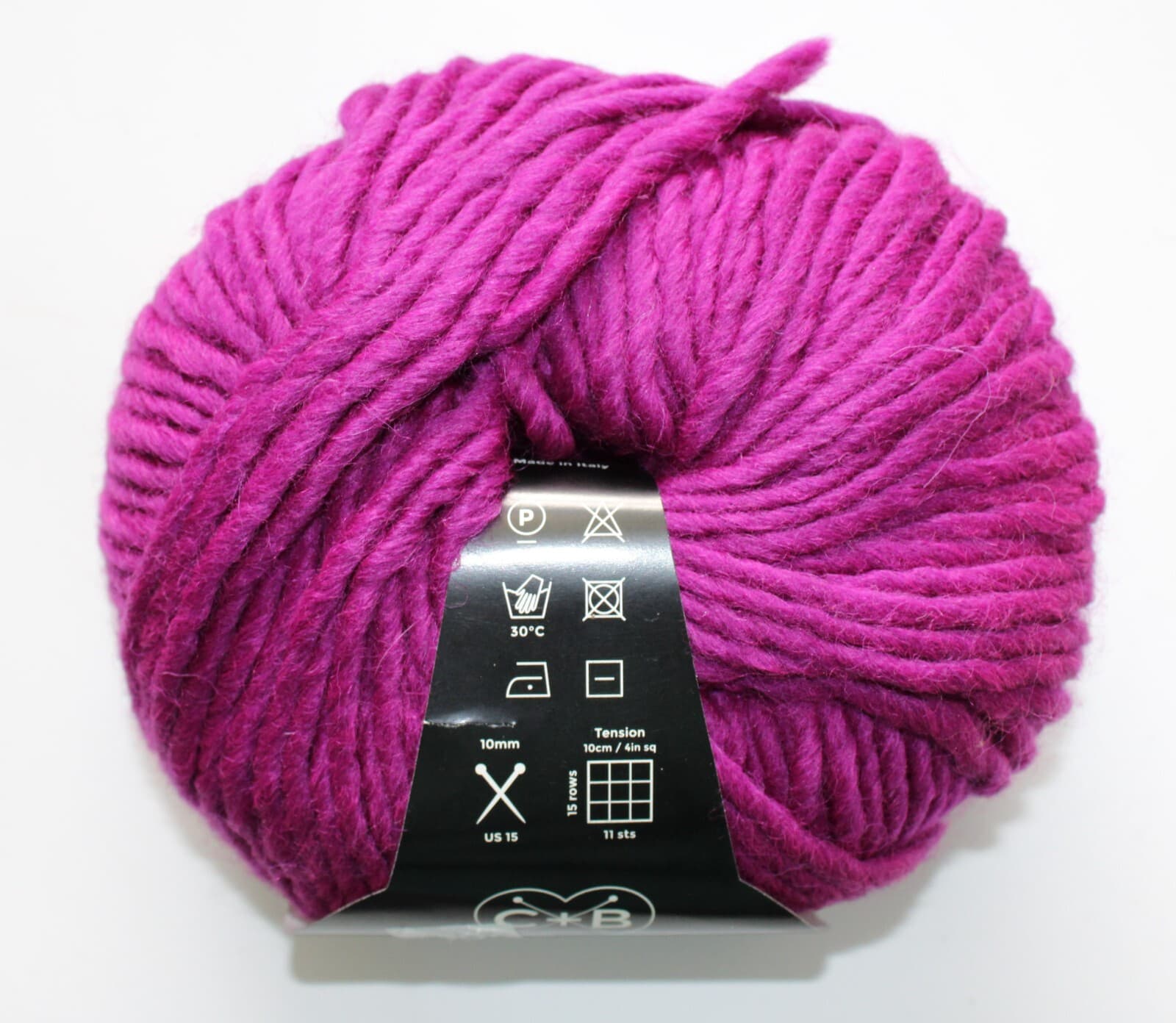 SALE Odin Debbie Bliss 75%Wool 25%Acrylic Col 10 Pinkish Purple 100g 92yd - Thumbnail 2