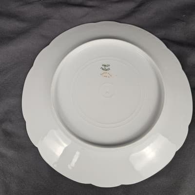 H&C L France Havilan D&Co Salad Lunch Plates 8.25" Blue Floral Sprigs Set of 3 - Thumbnail 5