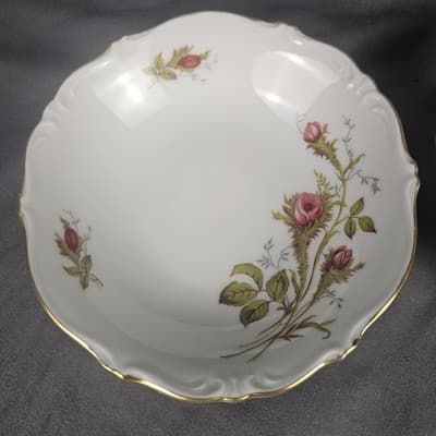 Briar Rose 5" Fruit Bowls Eschenbach Barvaria Germany Set of 2 Dessert - Thumbnail 2
