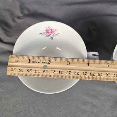 Royal Swirl by Fine China Of Japan Footed Cup Set Of 2 Tea Coffee - Thumbnail 4