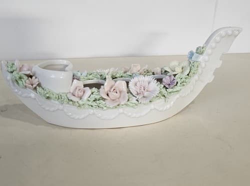 Ardelt Porcelain Flower Gondora Lipstick Holder Candle holder Fine Quality - Thumbnail 2