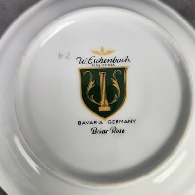 Briar Rose 5" Fruit Bowls Eschenbach Barvaria Germany Set of 2 Dessert - Thumbnail 4