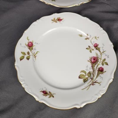 Briar Rose 7.5" Salad Plate Eschenbach Barvaria Germany Set of 2 - Thumbnail 2