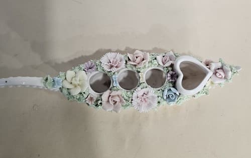 Ardelt Porcelain Flower Gondora Lipstick Holder Candle holder Fine Quality - Thumbnail 8