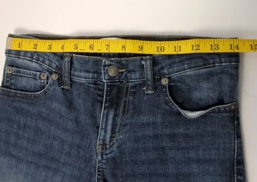 Levis 511 Boys Size 14 Regular Slim Fit Denim Blue Jeans W27 L27 - Thumbnail 8