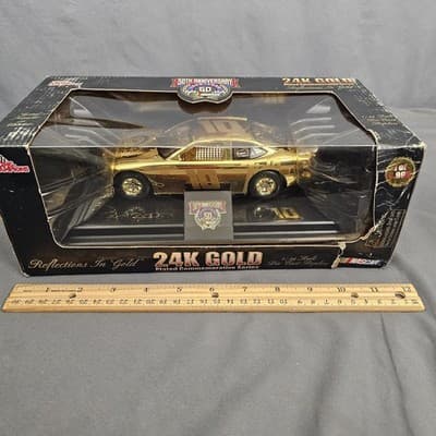 Racing Champions Nascar #10 24K Gold Plated 50th Anniversary Diecast Car 1:24 - Thumbnail 13