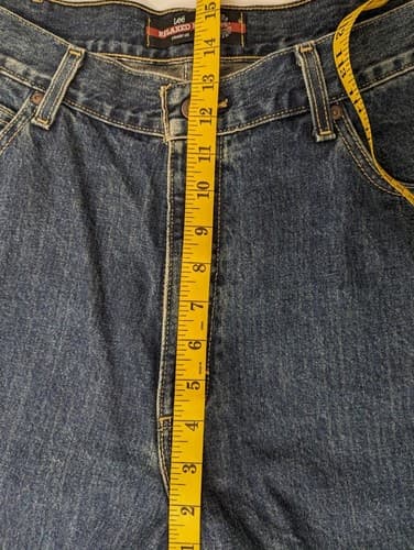 Mens Lee Jeans 42W 32L Relaxed Fit Straight Leg - Thumbnail 10