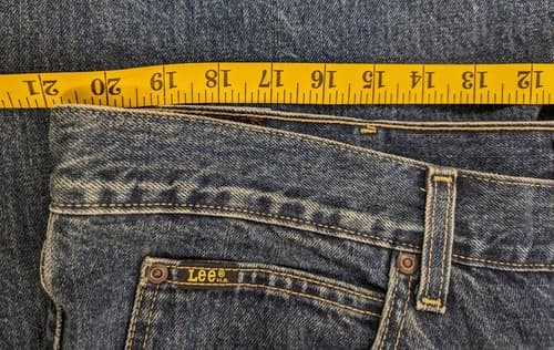 Mens Lee Jeans 42W 32L Relaxed Fit Straight Leg - Thumbnail 9