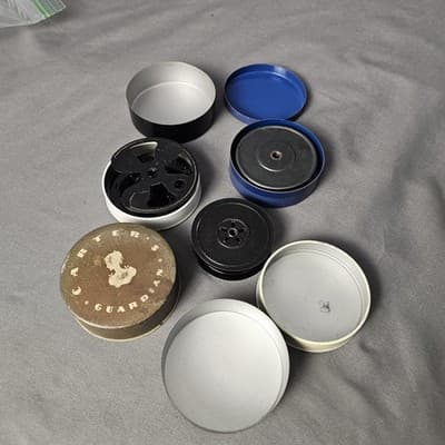 CARTER'S MIDNIGHT & CARTER'S NYLON IDEAL TYPEWRITER RIBBON TINS NICE GRAPHICS - Thumbnail 8