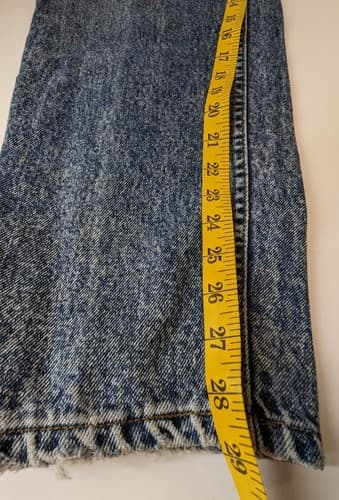 Mens Lee Vintage Blue Jeans Size W32 x L29 Made in USA Baggy - Thumbnail 9