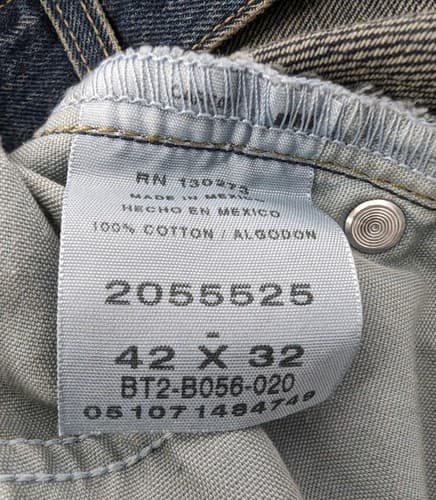 Mens Lee Jeans 42W 32L Relaxed Fit Straight Leg - Thumbnail 6