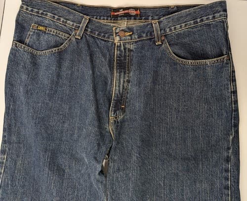Mens Lee Jeans 42W 32L Relaxed Fit Straight Leg - Thumbnail 3