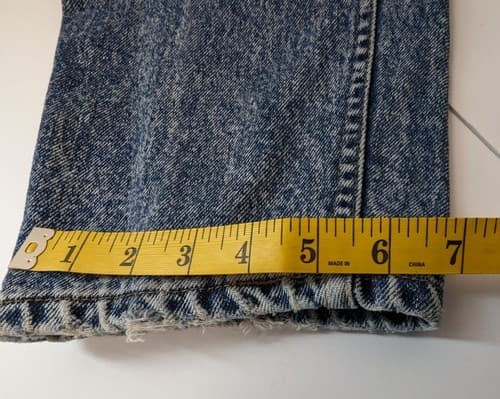 Mens Lee Vintage Blue Jeans Size W32 x L29 Made in USA Baggy - Thumbnail 10
