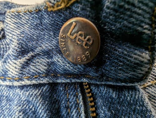 Mens Lee Vintage Blue Jeans Size W32 x L29 Made in USA Baggy - Thumbnail 7