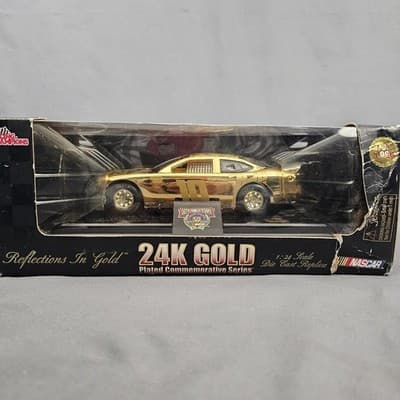 Racing Champions Nascar #10 24K Gold Plated 50th Anniversary Diecast Car 1:24 - Thumbnail 2