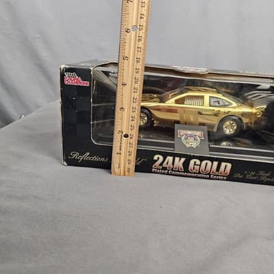 Racing Champions Nascar #10 24K Gold Plated 50th Anniversary Diecast Car 1:24 - Thumbnail 14