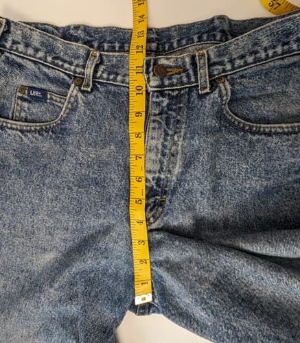 Mens Lee Vintage Blue Jeans Size W32 x L29 Made in USA Baggy - Thumbnail 11