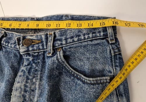 Mens Lee Vintage Blue Jeans Size W32 x L29 Made in USA Baggy - Thumbnail 8