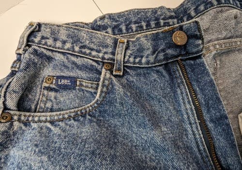 Mens Lee Vintage Blue Jeans Size W32 x L29 Made in USA Baggy - Thumbnail 6