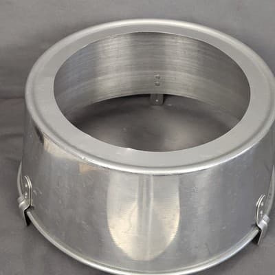 Vtg Angel Food Cake PAN 10x4" Round 2 pc Aluminum Tube Baking Tin Unmarked - Thumbnail 8