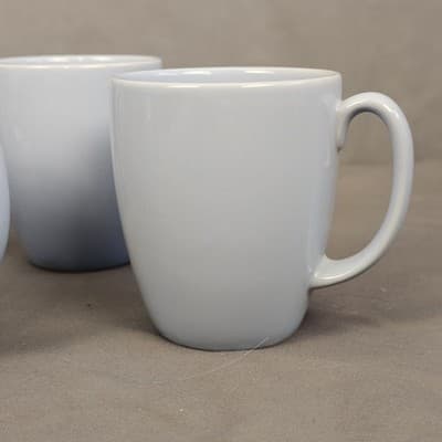 ​Corelle Stoneware Periwinkle Blue Coffee Mugs Set of 4 Tea Cups - Thumbnail 3