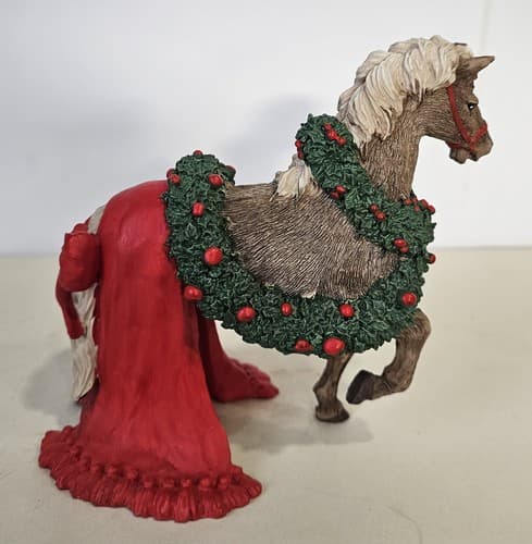 Horse Christmas Animals By Tom Rubel, Noel 1989 Nanco - Thumbnail 2