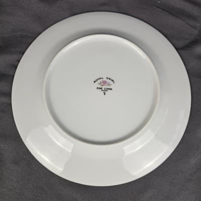 Royal Swirl 7.5" Plate by Fine China Of Japan Salad Lunch - Thumbnail 3