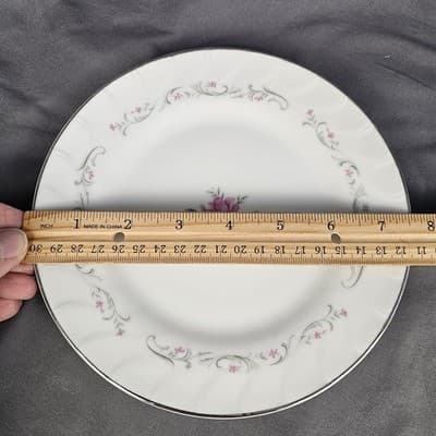 Royal Swirl 7.5" Plate by Fine China Of Japan Salad Lunch - Thumbnail 2