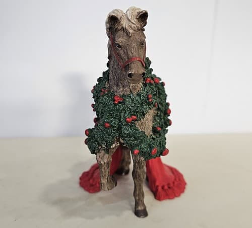 Horse Christmas Animals By Tom Rubel, Noel 1989 Nanco - Thumbnail 3
